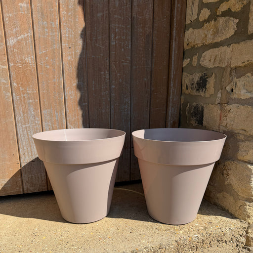 Taupe Eden Planter Pair - Plants2Gardens