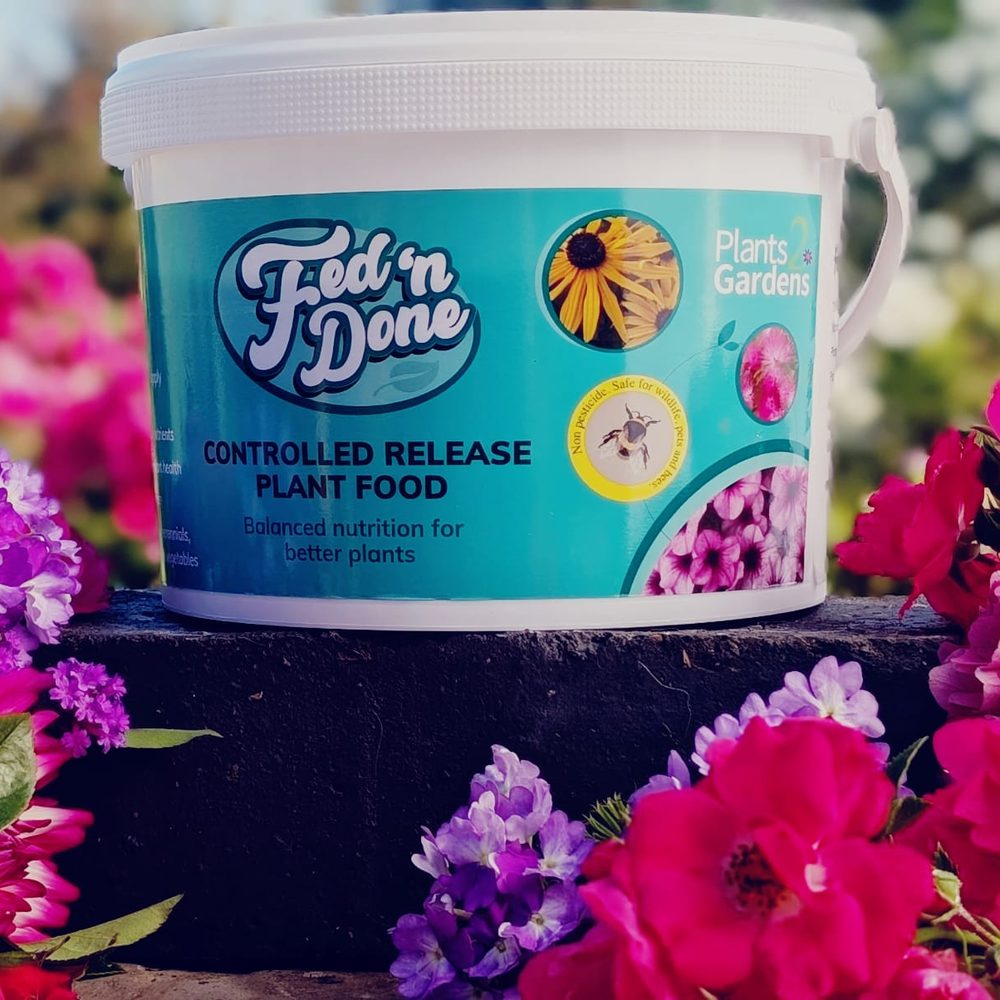 Fed n Done controlled release plant food