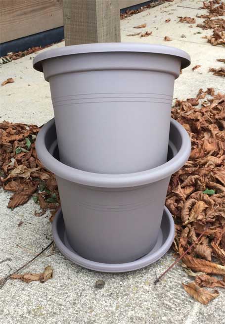 Pair Of Cylindro Patio Planter - Plants2Gardens